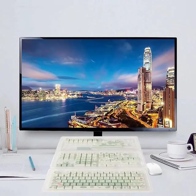 Alt view image 3 of 4 - PBT Keycap Set,148 Keys for Mechanical Keyboard with 61 64 68 75 82 84 87 104 108 Keys,Dye Ergonomic Rich Colors Mechanical Keyboard Keycaps for PC Gaming DIY (Frog)