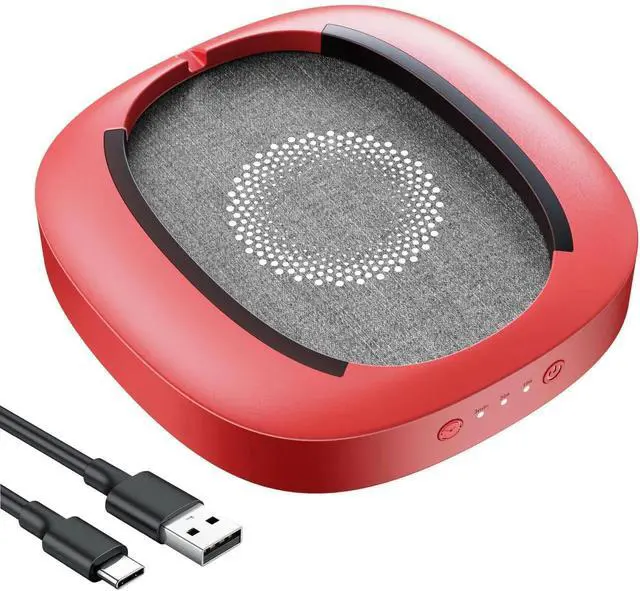 Main image of MEKASS Mouse Jiggler Udetectable with Timer, Ultra-Silent Mouse Mover Device to Keep Computer PC Laptop Alive, Automatic Mouse Wiggler Shaker to Keep Mouse Moving Work from Home (Red and Grey-Dot)