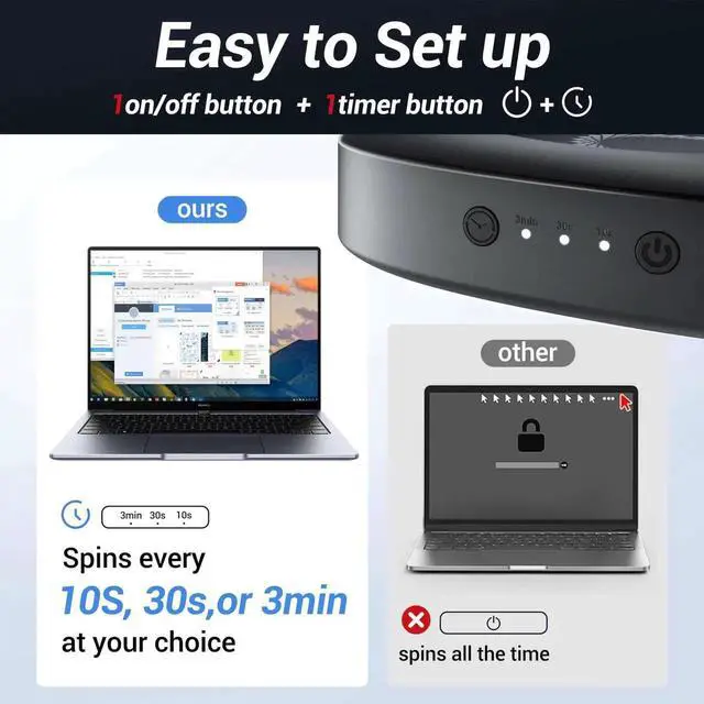 Alt view image 2 of 5 - MEKASS Mouse Jiggler Udetectable with Timer, Ultra-Silent Mouse Mover Device to Keep Computer PC Laptop Alive, Automatic Mouse Wiggler Shaker to Keep Mouse Moving Work from Home (Red and Grey-Dot)