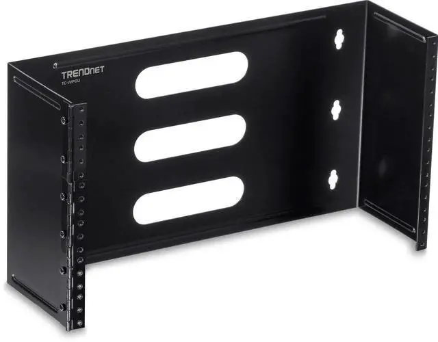 Main image of TRENDnet 6U 19-inch Hinged Wall Mount Bracket for Patch Panels and PDU Power Strips, TC-WP6U, Supports EIA-310, Steel Construction,Use with TRENDnet TC-P24C6 & TC-P16C6 Patch Panels(Sold Separately)