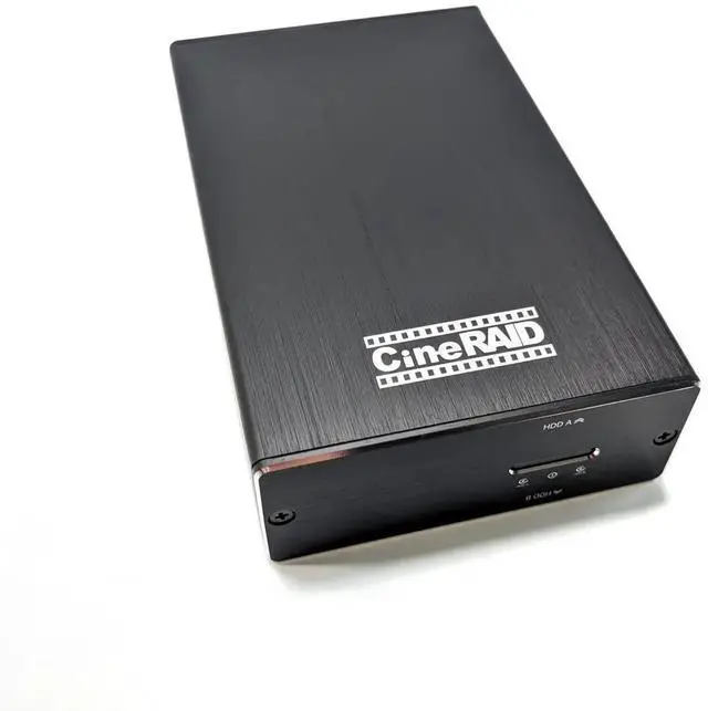 Main image of CineRAID CR-H218 USB 3.1 Gen 2 10GB/s Dual-Bay RAID Enclosure Portable 2.5" SATA SSD/HDD Case with RAID 0/1/JBOD/Normal, Bus-Powered, Compatible with Win/macOS/Linux - USAP Support