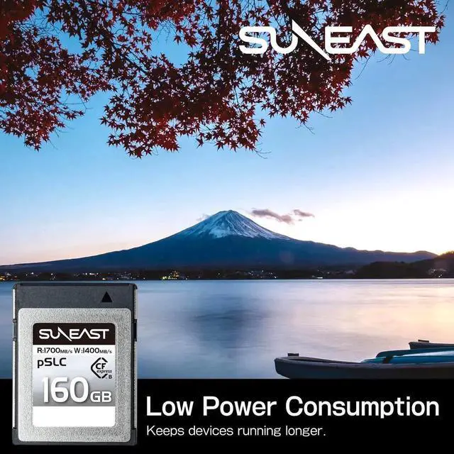 Alt view image 3 of 5 - SUNEAST ULTIMATE PRO CFexpress Type B Card 160GB pSLC Series SE-CFXB160S1700