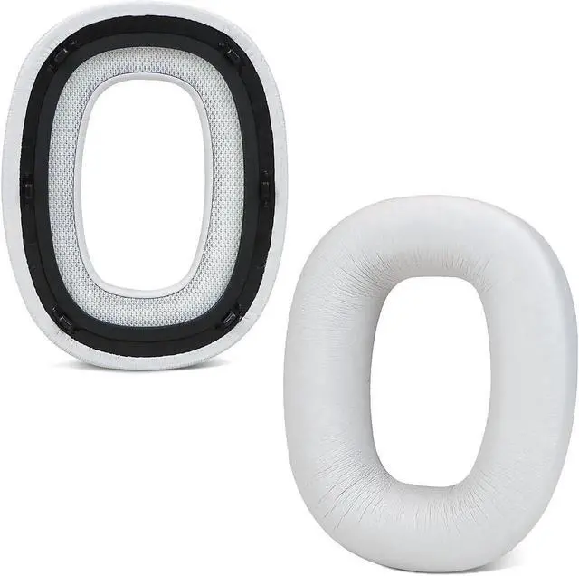 Alt view image 3 of 5 - SINOWO Replacement Earpads for Bowers & Wilkins PX8/PX7 S2 Wireless Noise-Cancelling Headphones(Do Not Fit PX7),Ear Pads Cushions with Noise Isolation Memory Foam,Soft Protein Leather-White