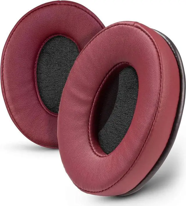 Main image of Brainwavz ProStock ATH M50X Upgraded Earpads, Improves Comfort & Style Without Changing The Sound - Ear Pad Designed for ATH-M50X M50BTX M20X M30X M40X Headphones, Vegan Leather (Dark Red)