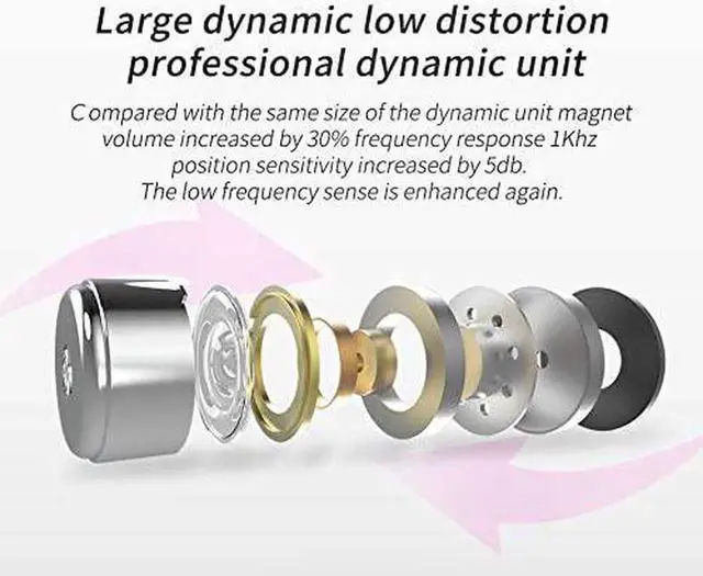 Alt view image 2 of 7 - C10 in Ear Monitor Headphone 10 Hybrid Drivers Wired Earbud 4BA 1DD HiFi IEM Earphones Stereo Noise Isolating Earphone with Detachable Cable for Musicians Singers Audiophiles (Black, Without Mic)