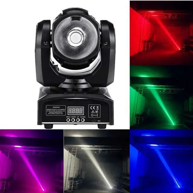 Alt view image 4 of 7 - 60W LED RGBW 4in1 Beam Moving Head Light dj Controller Super Bright LED Spot Light DMX Control Stage Lighting