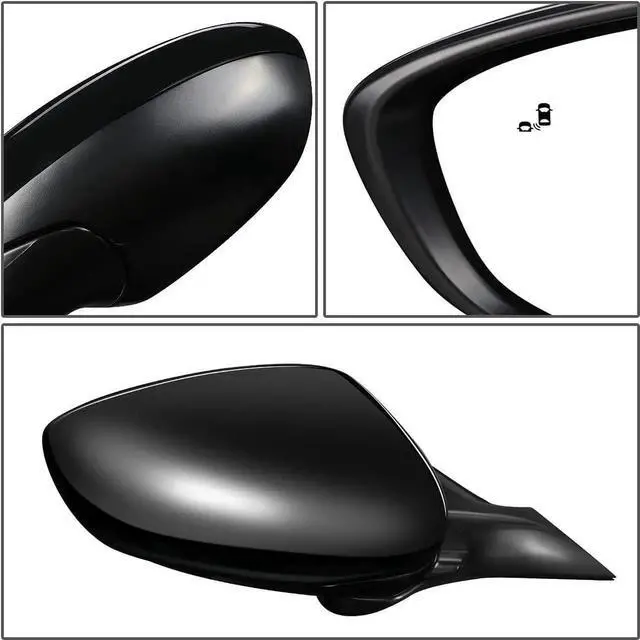 Alt view image 3 of 5 - OEM-MR-HO1320329 Heated Powered Left Driver Side Door View Mirror w/Blind Spot Detection Compatible with 2018-2020 Accord
