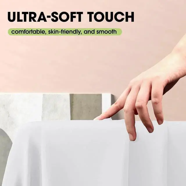 Alt view image 5 of 6 - Rectangle Table Cloth 60" x 84" Durable Polyester Tablecloth Offers Reusable & Washable Protection, Ideal for Outdoor Party, Picnic, Wedding, Banquet and Birthday, 9 Pack, White