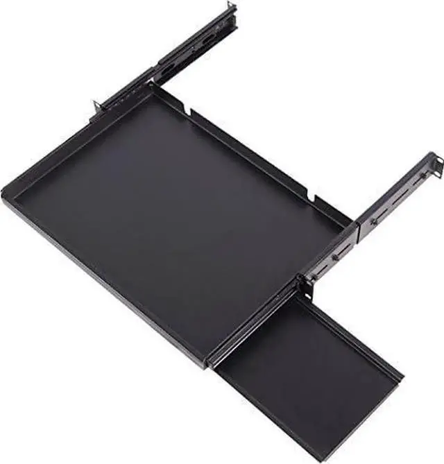 Main image of Vertical Cable Sliding Keyboard Shelf for 16" Keyboards - 19" Rack-Mountable - 2U Rack Space