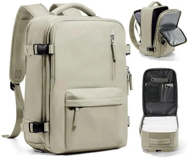 Main image of Travel Backpack Women,Carry On Backpack Flight Approved 18x14x8 inches Bag Spirit Airlines Personal ltem,College Sports Hiking Rucksack Waterproof Outdoor Casual Daypack Laptop Blackpack Men,Brown