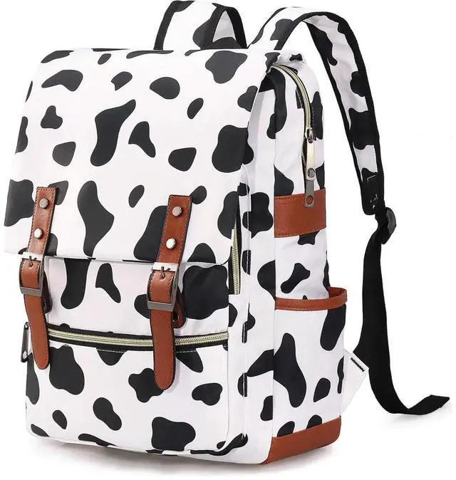 Main image of Junlion Cow Slim Backpack Gift for Girls School Bag College Daypack Travel Rucksack