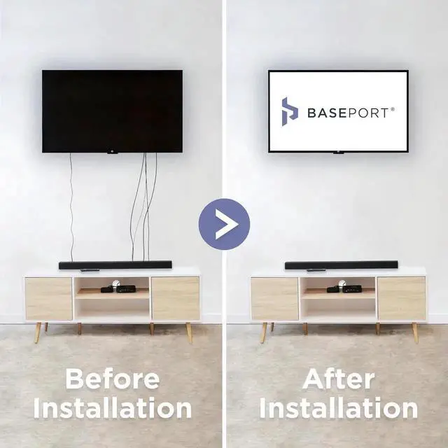 Alt view image 4 of 6 - In Wall Cable Management Kit - Hide Wires Wall Mount TV Kit with Wall Cable Pass Through, Complete Cord Hider for Wall Mount TV