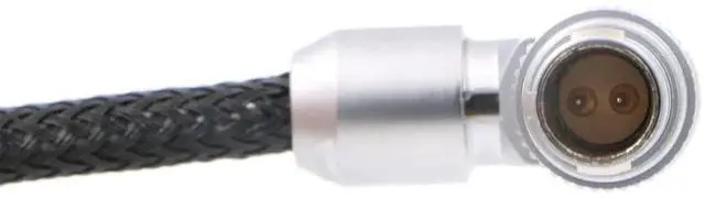 Alt view image 2 of 6 - RED-Komodo V-Mount Battery-Plate Power-Cable Rotatable 2-Pin Male to Adjustable Right-Angle 2-Pin Male Cord for SmallHD-Monitor 45cm|18inches