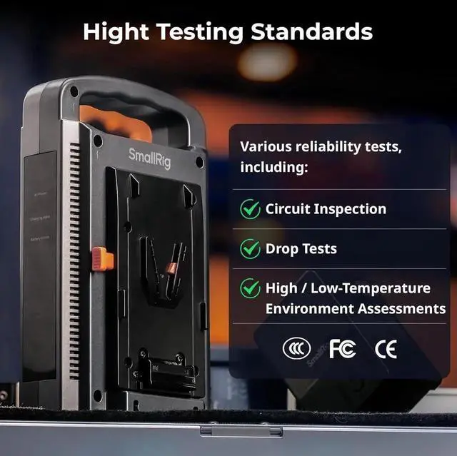 Alt view image 3 of 7 - V Mount Battery Charger, Dual Channel V-Mount, V-Lock Battery Charger for V Mount Battery, Fits for V Mount Battery VB99 SE / VB99 / VB99 Pro / VB155 / VB212