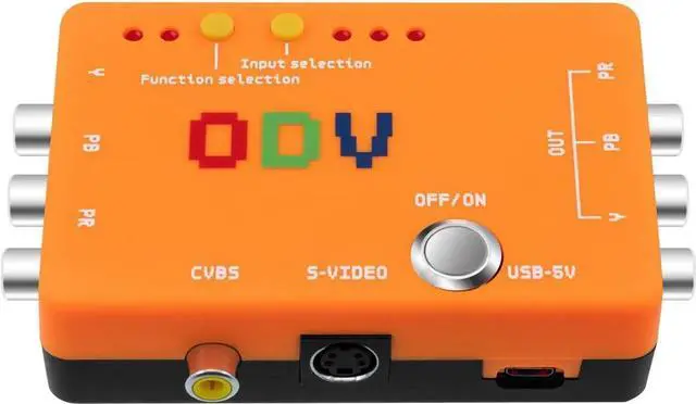 Alt view image 3 of 7 - ODV-II Coonent/AV/CVBS/S-Video to Coonent Converter for Retro Gaming Console, Not Coatie with RGB Signals