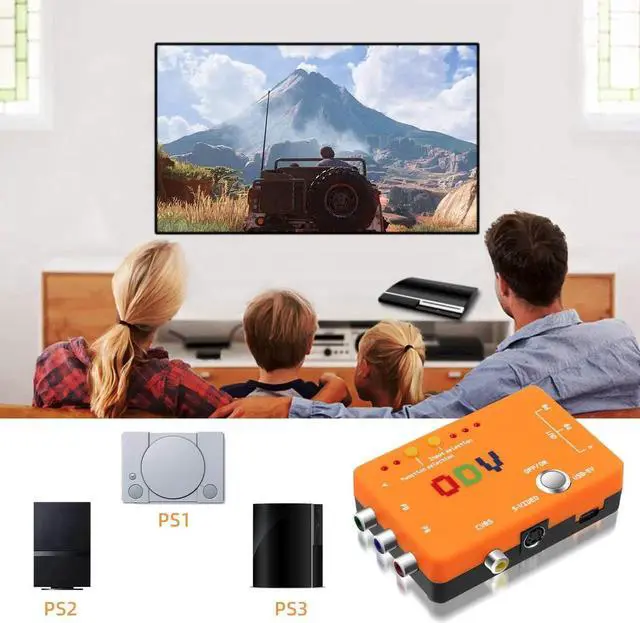 Alt view image 5 of 7 - ODV-II Coonent/AV/CVBS/S-Video to Coonent Converter for Retro Gaming Console, Not Coatie with RGB Signals