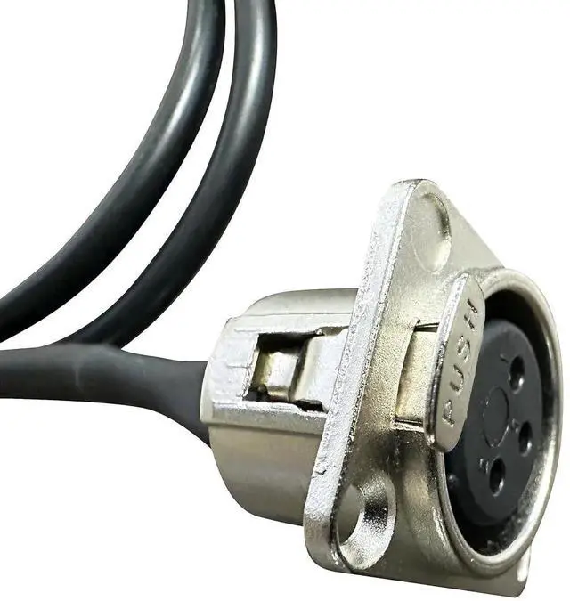 Alt view image 5 of 7 - Premium XLR Pass Through Cable, No Solder, for Stage Box, Patch Panel, Floor Box - No Solder for Pro Audio Installations (Female to Male 6-Pack)