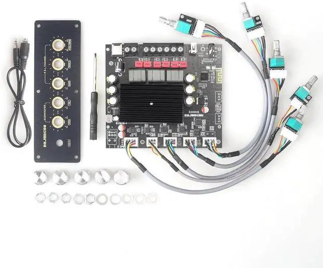 Alt view image 5 of 7 - S200HS-W Power Amplier Board Bluetooth5.2 TPA3221 Chip with Subwoofer 2.1 Channel 100W×2+200W,Audio Power Amplier Module (S200HS-W)