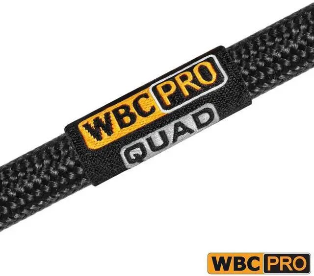 Alt view image 2 of 7 - 2 Units - 2 Foot - WBC-PRO-Quad Ultra-Silent Ultra-Flexible Balanced Star-Quad Cable with Neutrik Male & Female XLR Plugs & Black Tweed Jacket