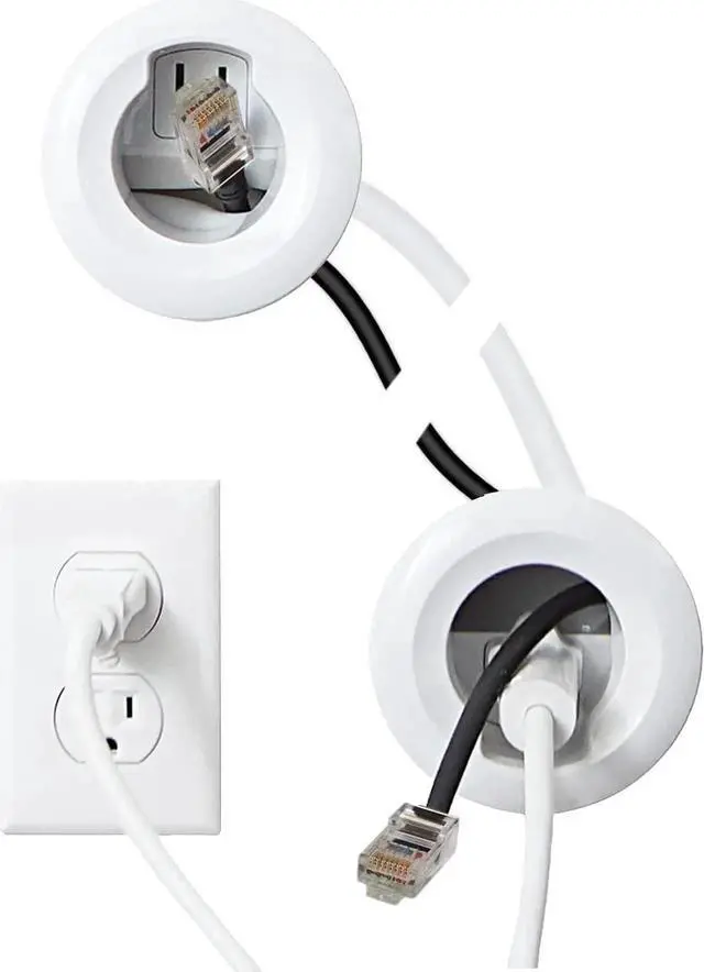 Main image of in-Wall Cable Management Kit for Speakers & TVs - Conceal Cables When Mounting Speakers Or TVs On The Wall - Prewired for Easy Install-WSIWP1-W1