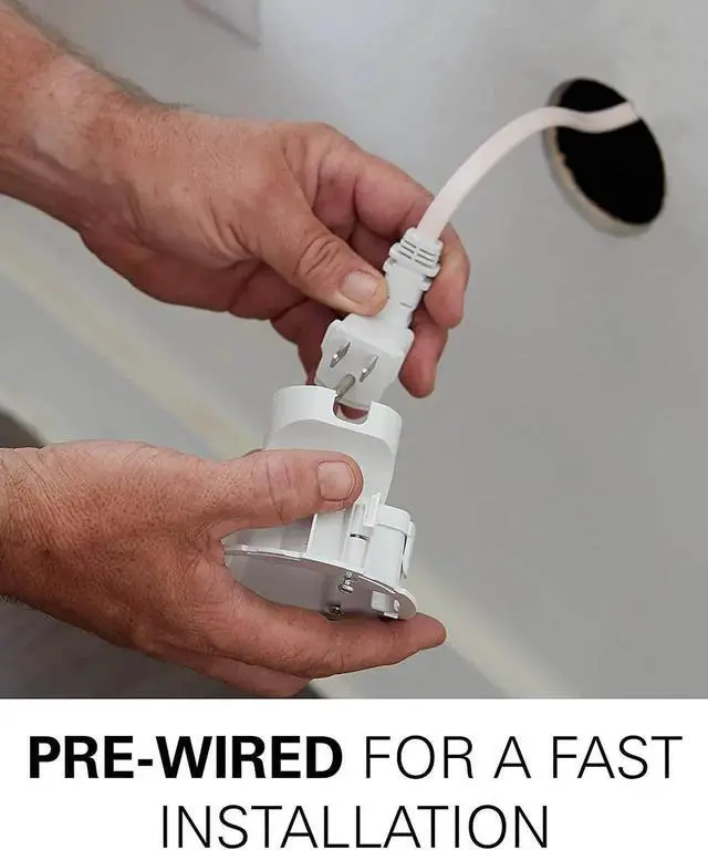 Alt view image 7 of 7 - in-Wall Cable Management Kit for Speakers & TVs - Conceal Cables When Mounting Speakers Or TVs On The Wall - Prewired for Easy Install-WSIWP1-W1