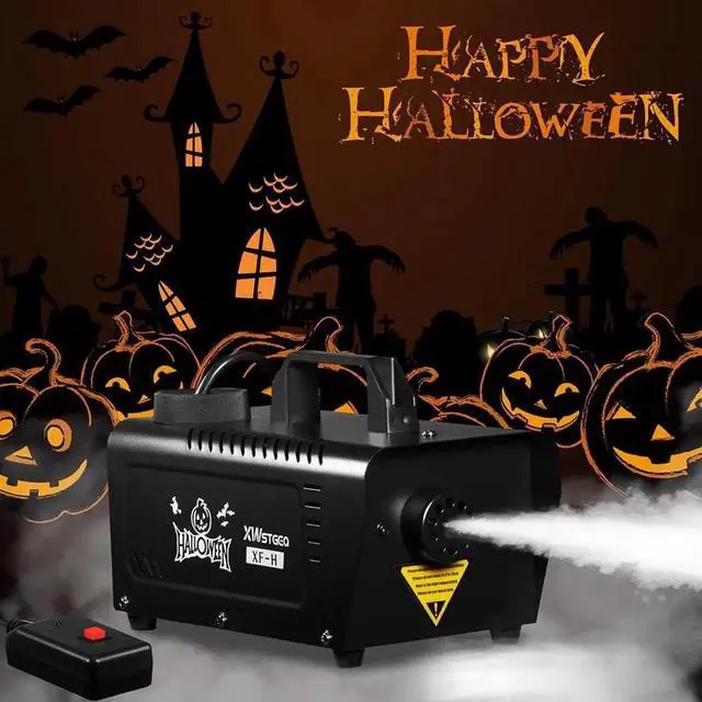 Alt view image 3 of 7 - Fog Smoke Machine, 500 Watt Portable Smoke Machine with Wireless & Wired Remote Control for Halloween Wedding and Stage Effect