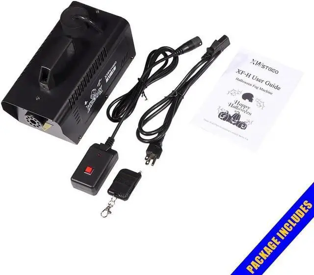 Alt view image 4 of 7 - Fog Smoke Machine, 500 Watt Portable Smoke Machine with Wireless & Wired Remote Control for Halloween Wedding and Stage Effect