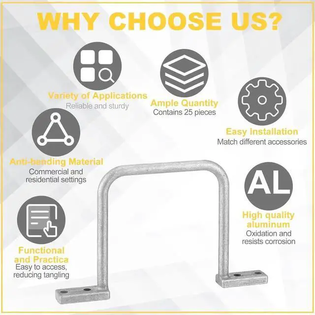 Alt view image 5 of 6 - 25 Pcs Distribution Rings Aluminum D Ring for Sorting Out Electric Caes, Cae Management, for Commercial and Rdential Use, Silver(3 Inch)