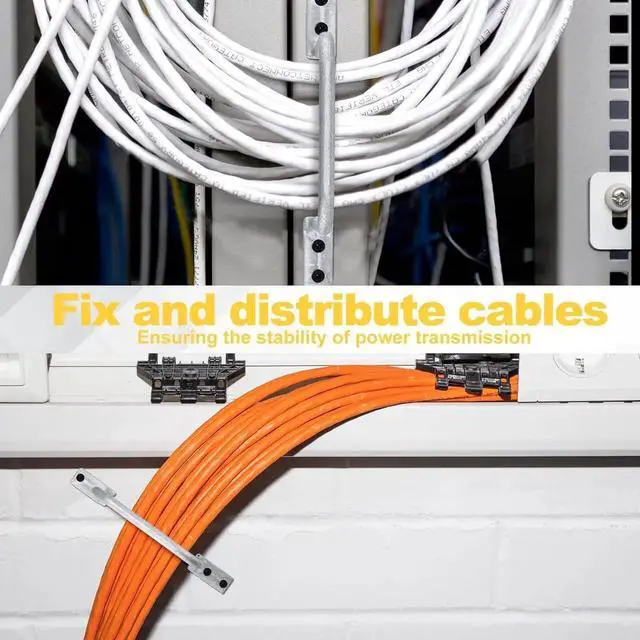 Alt view image 2 of 6 - 25 Pcs Distribution Rings Aluminum D Ring for Sorting Out Electric Caes, Cae Management, for Commercial and Rdential Use, Silver(3 Inch)