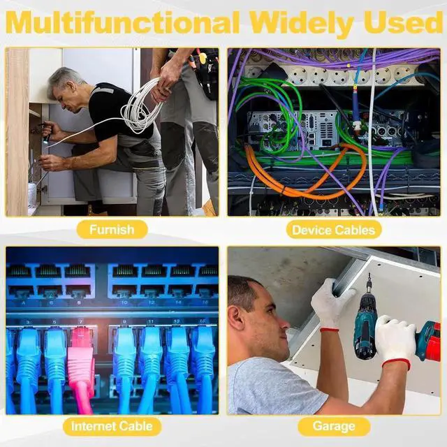 Alt view image 3 of 6 - 25 Pcs Distribution Rings Aluminum D Ring for Sorting Out Electric Caes, Cae Management, for Commercial and Rdential Use, Silver(3 Inch)