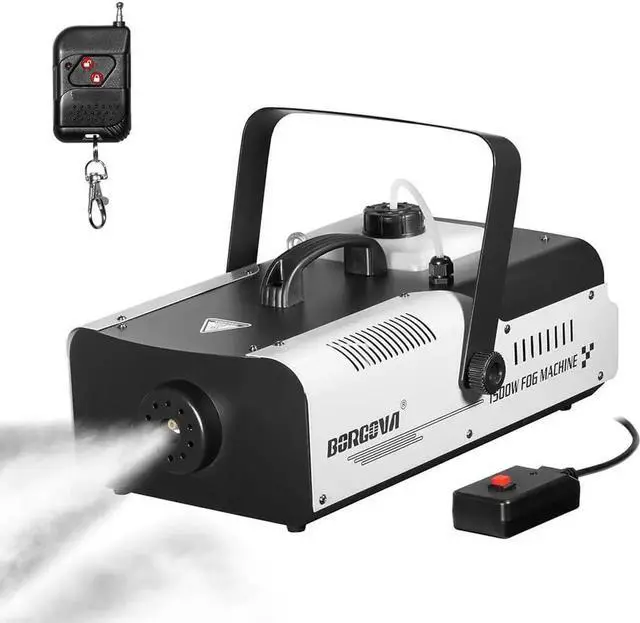 Main image of Fog Machine 1500W with Wireless Remote & Wired Control Professional High Output Smoke Machine for Stage, Halloween, Parties, Concerts, Theatre