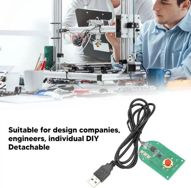 Alt view image 3 of 5 - Zyyini Keyboard Trackpoint, Keyboard Detachable Red Soft Dome Laptop Pointer for IBM ThinkPad Laptops Touchpad Keyboard,1M Cable Length,Easy to Use Simple