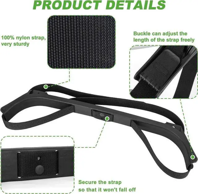 Alt view image 6 of 7 - Golf Bag Attachment for 1987-Up Club Car DS Gas & Electric, Golf Bag Holder Bracket Rack Assembly for Rear Seat - OEM 1013935