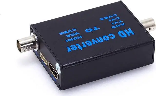 Alt view image 7 of 7 - BNC to HDMI Video Signal Converter, 4-in-1 Coosite CVBS AHD TVI CVI Adapter Supporting VGA for Camera/DVR/CCTV Security System