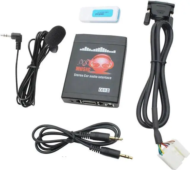 Main image of Bluetooth Car Kit, 3 in 1 Audio Input Adapter with AUX USB for Honda Accord Civic CRV Odyssey Fit Pilot Element Ridgeline Acura MDX TSX CSX