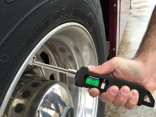 Alt view image 2 of 5 - High Precision Digital Truck and RV Gauge with Replaceable AAA Batteries and 5 Year Warranty, Black