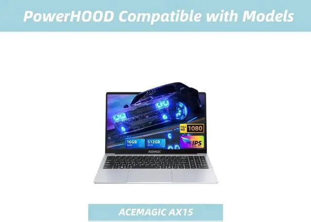 Alt view image 5 of 5 - PowerHOOD 19V Type-C AC Adapter Compatible with ACEMAGIC 15.6 inch Laptop Intel 12th Gen Alder Lake N95 Laptop Charger ACEMAGIC AX15 USB-C Power Supply Cord Battery Charger Cable PSU