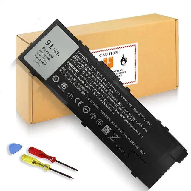 Alt view image 4 of 5 - Wymisnit 91Wh MFKVP T05W1 Battery for Dell Precision 15 7510 7520 M7510 17 7710 7720 M7710 Series, TO5W1 0TWCPG 451-BBSF 451-BBSB TWCPG GR5D3 0FNY7 1G9VM M28DH, 72Wh T05W1 11.1V / 91Wh MFKVP 11.4V