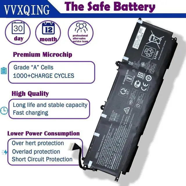 Alt view image 5 of 5 - VVXQING AD03XL TPN-I128 Laptop Battery for HP Envy 13-ad 13-ad100 13-ad0xx 13-ad1xx 13-ad000nf 13-ad002ng 13-ad002nf 13-ad003ng 13-ad008nw 13-ad012na 13-ad013na 13-ad014na 13-ad015na HSTNN-DB8D