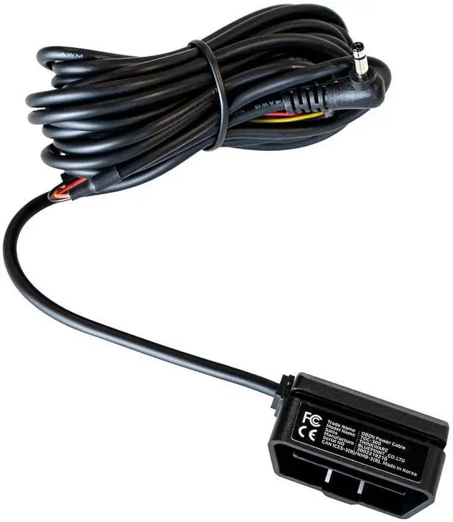 Alt view image 2 of 2 - OBD II Power Cable, for Select Dash Cams, Parking Surveillance Mode, Plug-and-Play