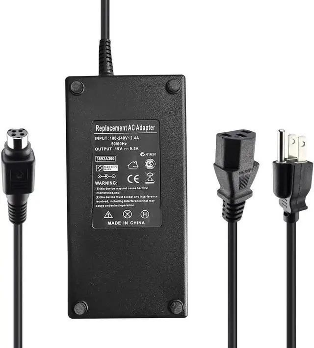 Main image of Abakoo 19V 9.5A 180W AC Adapter Charger PA3546E-1AC3 Compatible with Toshiba Qosmio X500 X505 X70 X70-A X75 X75-A X770 X775 X870 X875