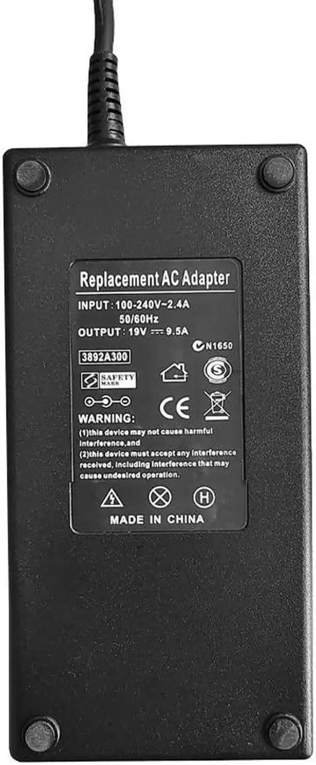 Alt view image 5 of 5 - Abakoo 19V 9.5A 180W AC Adapter Charger PA3546E-1AC3 Compatible with Toshiba Qosmio X500 X505 X70 X70-A X75 X75-A X770 X775 X870 X875
