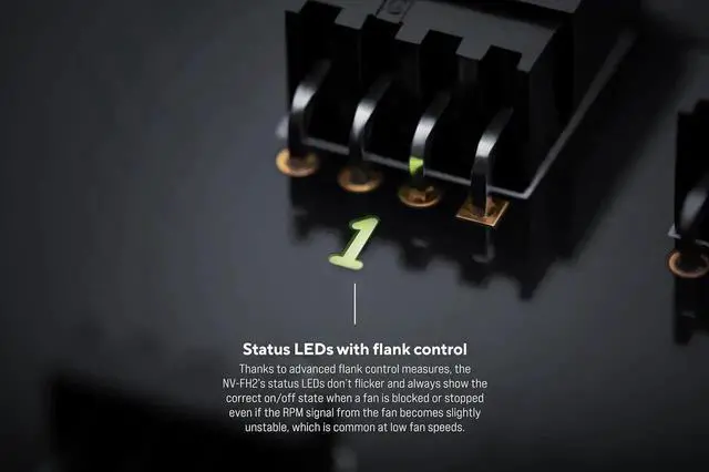 Alt view image 4 of 6 - NV-FH2, 8 Channel Fan Hub for 5V, 12V, and 24V Fans, up to 60W Total with Optional 5.5mm Barrel Connector Power Supply (ack)