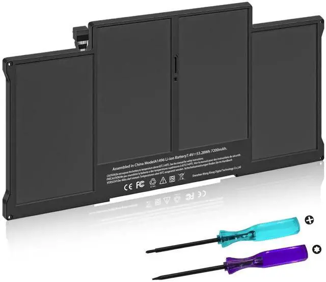 Alt view image 4 of 5 - Ymawetia A1466 Battery Replacement for MacBook Air 13 inch A1466 Mid 2012, Mid 2013, Early 2014, Early 2015,2017 comaptible with A1369 Late 2010, Mid 2011 Version A1496 A1405 A1377, 7200mAh