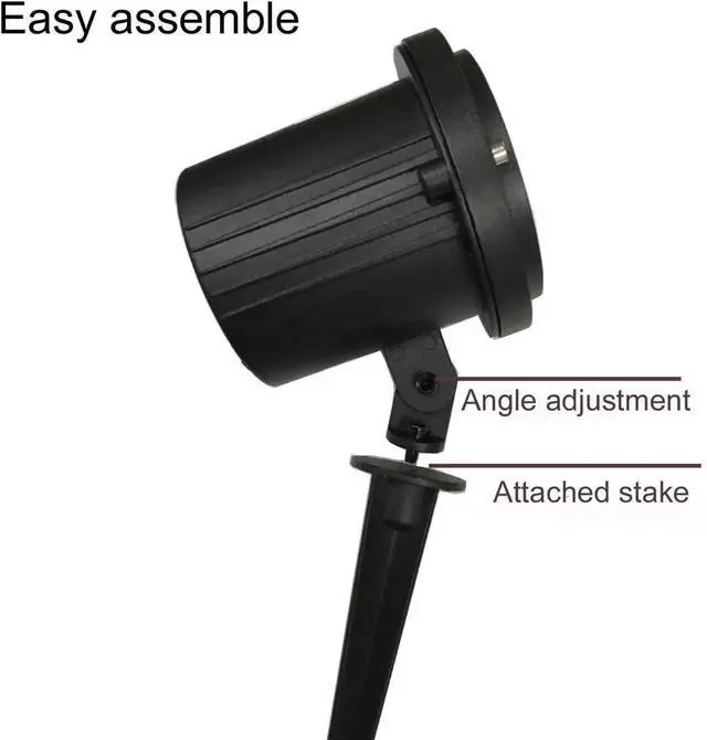 Alt view image 6 of 7 - Laser Chrias Lights, Moving RGB Chrias Projector Light, 3 Color Motion Firefly Decorative Lights Show for Halloween Chrias Holiday Garden Patio