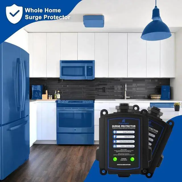 Alt view image 5 of 7 - FHSPD108S Whole House Surge Protector for 108,000 Amps, Ultimate Surge Protection, Whole Home Surge Protector for Indoor/Outdoor Use, 120/240V