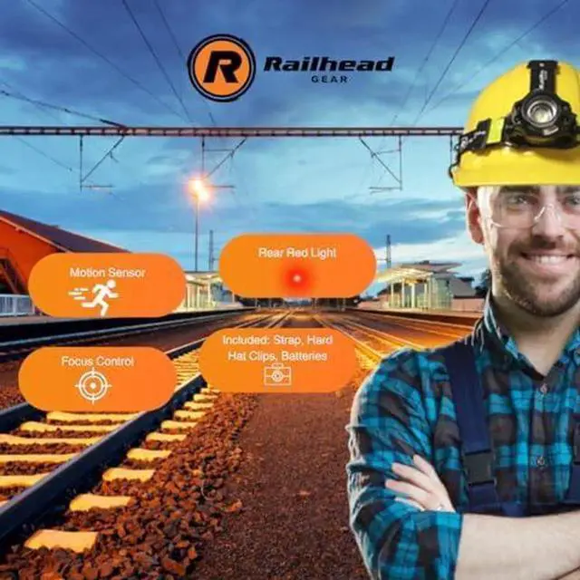 Alt view image 2 of 7 - LED Headlamp with Red Light, Battery Operated Motion Activated and able Focus Control 450 Adjustable Reflective Strap Band, KE-HLFC185