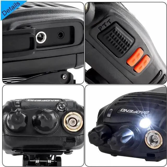 Alt view image 3 of 7 - Walkie Talkies 888S Radio Rechargeable Walkie-Talkies Long Range with Earpieces for Adults, 2 Way Radios Kids walkie talkies 6 Pack