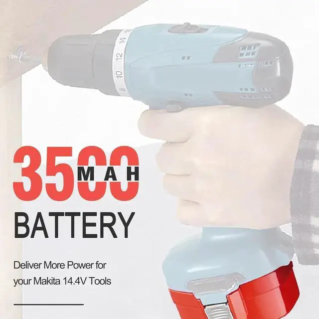 Alt view image 5 of 7 - 2 Pack 14.4V 3.5Ah Replacement Battery 1434 1433 PA14 1422 1420 1435 1435F 194172-2 193158-3 192600-1 6233d 6337d 6333d 6933fd 6228d 6935fd