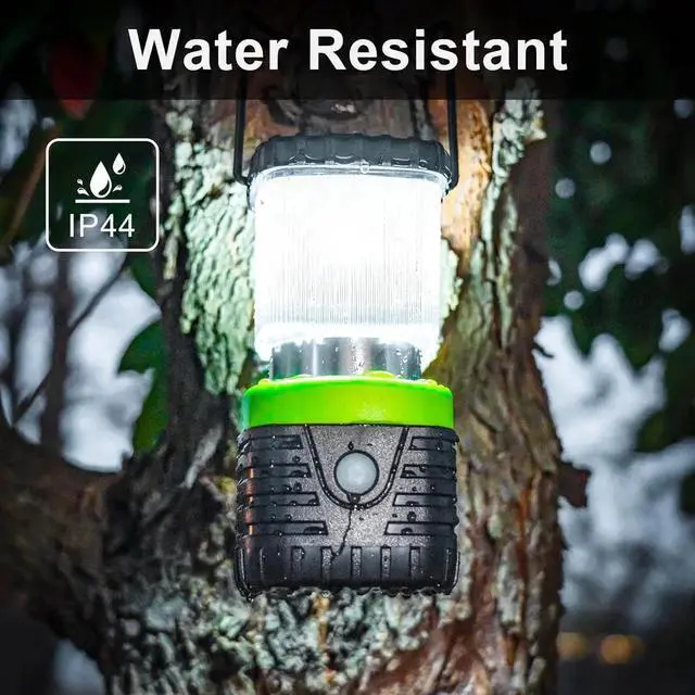 Alt view image 7 of 7 - 3Packs LED Camping Lantern Rechargeable 1000LM, 4500mAh Power Bank, IP44 Waterproof Lantern Flashlight for Hurricane Emergen, Hiking